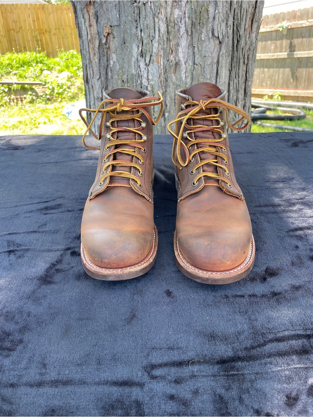 Red Wing 9 D Heritage Blacksmith Plain Toe 3343 Copper Rough & Tough